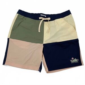Banks Journal Blue Green Colorblock Hybrid Swim Shorts | Men’s L